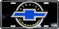 Genuine Chevrolet with blue bowtie License Plate