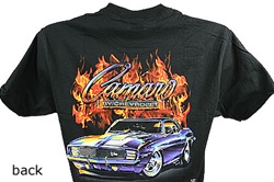 T-Shirt, 1969, "Camaro Rally Sport Z/28 with Flames"