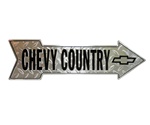 Sign, Metal, Chevy Country