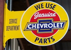 Camaro Sign, Metal, We Use Genuine Chevrolet Parts