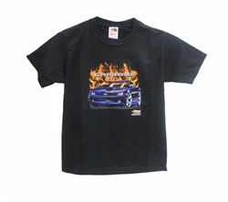 T-Shirt, 2010 Camaro With Flames, Youth