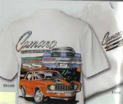 T-Shirt, 1969 "Camaro by Chevrolet" with Z/28 and Super Sport