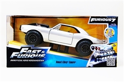 FAST & FURIOUS 7 ROMAN'S 1967 CHEVROLET CAMARO Z/28 1/24 OFFROAD SILVER MODEL