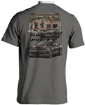 T-Shirt, Garage Scene Camaro Fifty, Grey