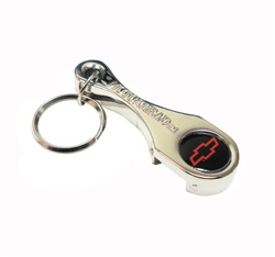 Key Chain, Red Bowtie Connecting Rod Bottle Opener