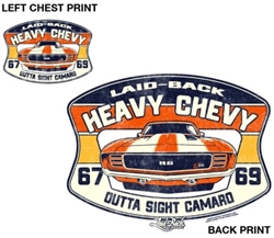 Outta Sight Heavy Chevy 69 Camaro T-Shirt