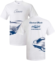 1969 Camaro American Muscle Side Wrap T-Shirt