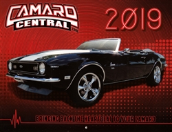 NEW 2019 Camaro Central Calendar