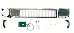 1967 - 1968 Camaro Electric RS CHROME Grille Kit, Rally Sport Conversion with Electric Motor Upgrade, Preassembled