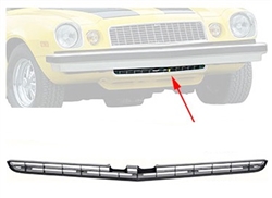 1974 - 1977 NEW Camaro Lower Grille, BLACK