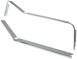 Image of a 74, 75, 76, and 77 Camaro Type LT Header Panel Grille Filler Chrome Trim Molding Surround,