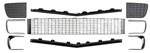 1967 - 1968 Camaro Rally Sport Grille Kit with Chrome Accents