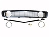 1969 Grille Kit, Standard, Black with Chrome Trim Headlight Bezels