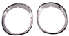 1970 - 1973 Camaro Chrome Headlight Bezels, Pair