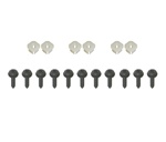 1975 - 1977 Grille Hardware Set, Screws and Push In Nuts, 17 Pieces