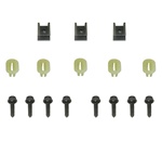 1980 - 1981 Camaro Grille Hardware Set, Screws and Push In Nuts, 16 Pieces