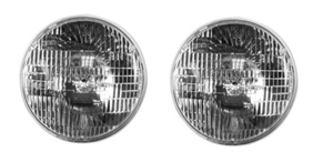 1967 - 1981 Power Beam Headlamp Headlight Bulbs, Pair