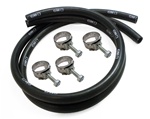 1967 - 1981 Camaro Heater Hose Kit, Ribbed with GM Markings and Clamps