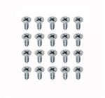 1967 - 1992 Window Felt Mounting Screws Set, 20 Pieces