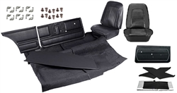 1967 - 1969 Camaro Standard Interior Kit for Coupe, STAGE 1, Basic Kit with Unassembled Door Panels