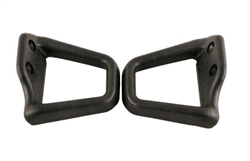 1993 - 2002 Camaro EBONY BLACK Seat Belt Shoulder Guide for Coupe Models, Pair