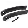 1982 - 1992 Camaro Front BLACK Seat Belt Receiver Sleeve Set, All Models, Pair