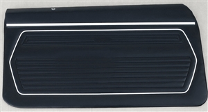 1969 Camaro Front Door Panels Set, Standard Interior Pre-Assembled Pair