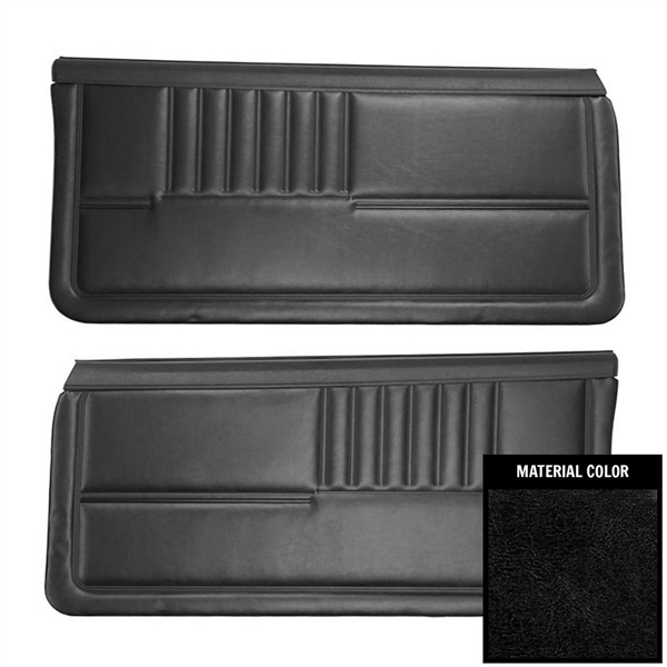 1982 - 1985 Camaro Door Panels Set, Standard Interior, Pre-Assembled, Pair