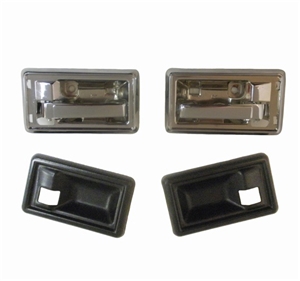 1970 - 1974 Camaro Standard Interior Door Handles and Cups Set