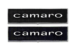 1967 Camaro Door Panel Emblems Standard Interior, Pair