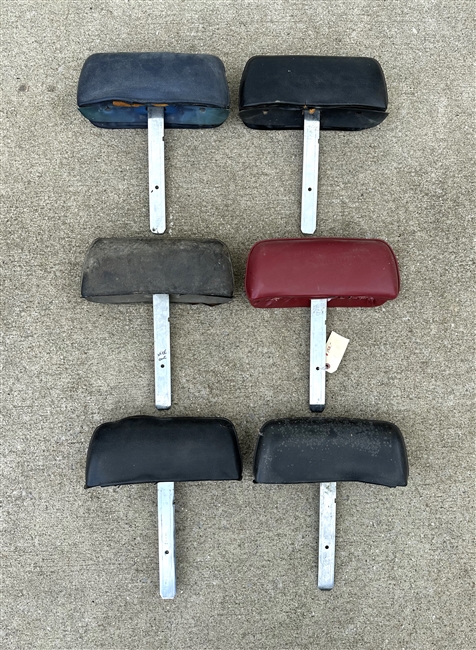 1969 Camaro Headrest, Black Original GM Used, Each