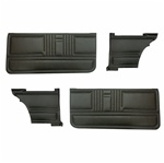 1967 Camaro Door Panels Set, Standard Interior Coupe, Front and Rear Without Chrome