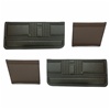 1967 Camaro Door Panels Set, Standard Interior Convertible, Front and Rear, W/O Chrome