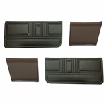 1967 Camaro Door Panels Set, Standard Interior Convertible, Front and Rear, W/O Chrome