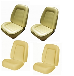 1967 - 1968 Camaro Custom TMI Original Sport Seat Front Seat Covers and Foam Set, Standard Interior