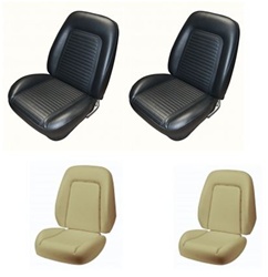 1969 Camaro Custom TMI Original Sport Seat Front Seat Covers and Foam Set, Standard Interior