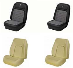 1968 Camaro Custom TMI Original Sport Seat Front Seat Covers and Foam Set, Deluxe Houndstooth