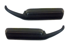 1974 - 1981 Camaro BLACK Door Panel Arm Rests with Pull Handles, Pair LH and RH