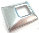 1969 - 1971 camaro Seat Belt Buckle Cover, Deluxe, Stainless Brushed Large | Camaro Central