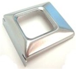 1971 - 1973 Camaro Seat Belt Buckle Cover, Deluxe, Stainless Brushed Small | Camaro Central