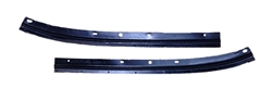 1967 - 1969 Camaro Headliner Tack Strips and Trim Mounting Brackets Set, Front, Metal