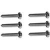 1968 - 1969 Camaro Door Panel Arm Rest Base Screws Set for Standard Interior, 6 Pieces