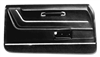 1968 - 1969 Camaro Deluxe Interior Door Panels Kit Set, Pair