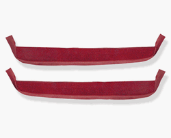 1968 - 1969 Camaro Deluxe Interior Lower Door Panel Carpets, Color Choice, Pair