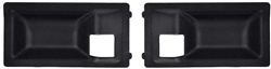 image of 1970 - 1974 Camaro Inner Door Cup Insert Escutcheons for Deluxe Interior Handles, PAIR