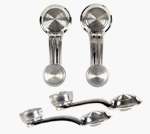 1967 - 1969 Window Crank Handles with Clear Knobs, Set of 4
