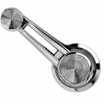 Custom Two Bar Window Crank Handle with Chrome Knob, Each