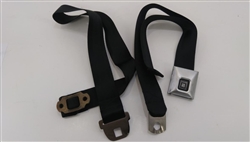 1968 - 1969 Seat Belt, Shoulder, Deluxe, Coupe, Black, Each