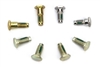 1967 - 1969 Camaro Seat Belt Anchor Bolt Set for Cars with Shoulder Belts, 8 Pieces Kit