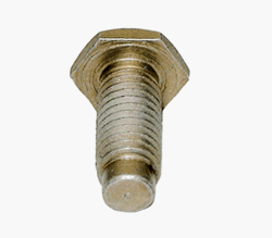 Rear Seat Belt Anchor Bolt, Gold Cad Plated, Each